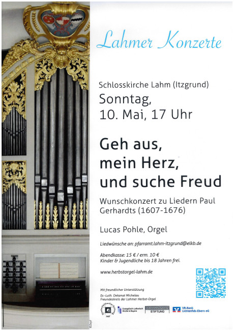Lahmer Konzerte - "Geh aus, mein Herz und suche Freud"