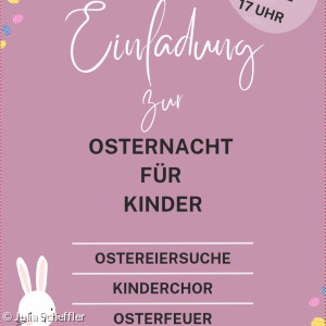 Einladung zur Kinderosternacht