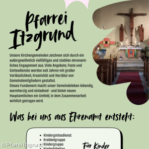 Pfarrei Itzgrund sucht Pfarrperson (m/w/d)