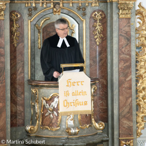 Pfarrer Harders letzte Predigt in Michelau